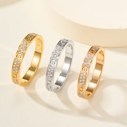 [Resenly Jewelry]LOVE RING 2.65MM DIAMOND