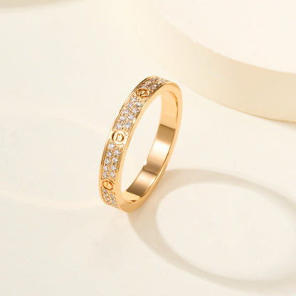 [Resenly Jewelry]LOVE RING 2.65MM DIAMOND