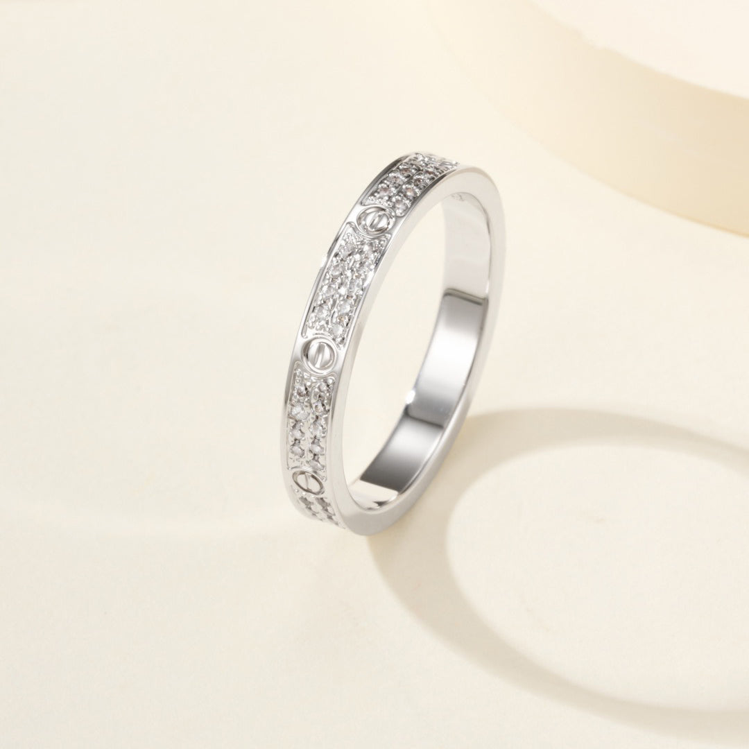 [Resenly Jewelry]LOVE RING 2.65MM DIAMOND