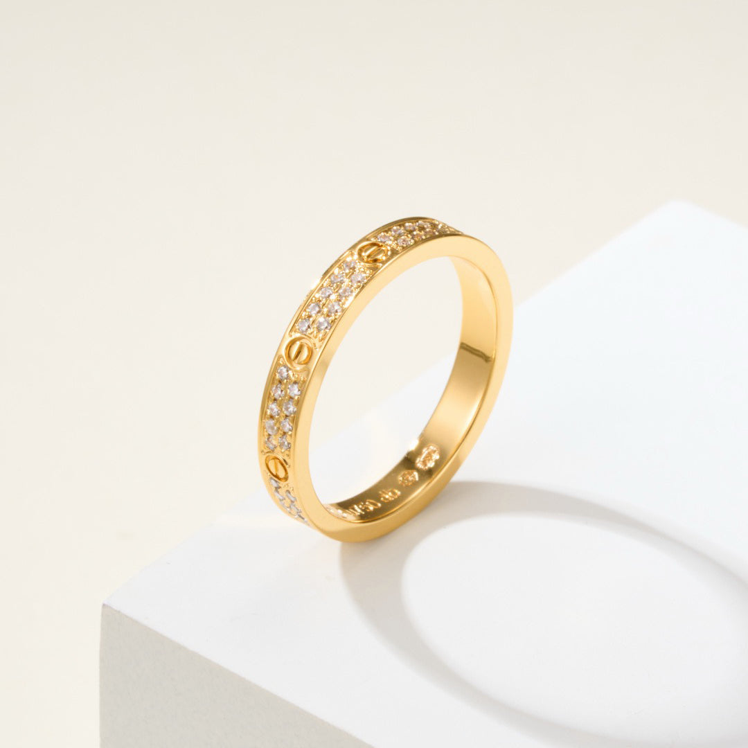 [Resenly Jewelry]LOVE RING 2.65MM DIAMOND