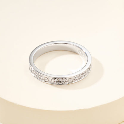 [Resenly Jewelry]LOVE RING 2.65MM DIAMOND