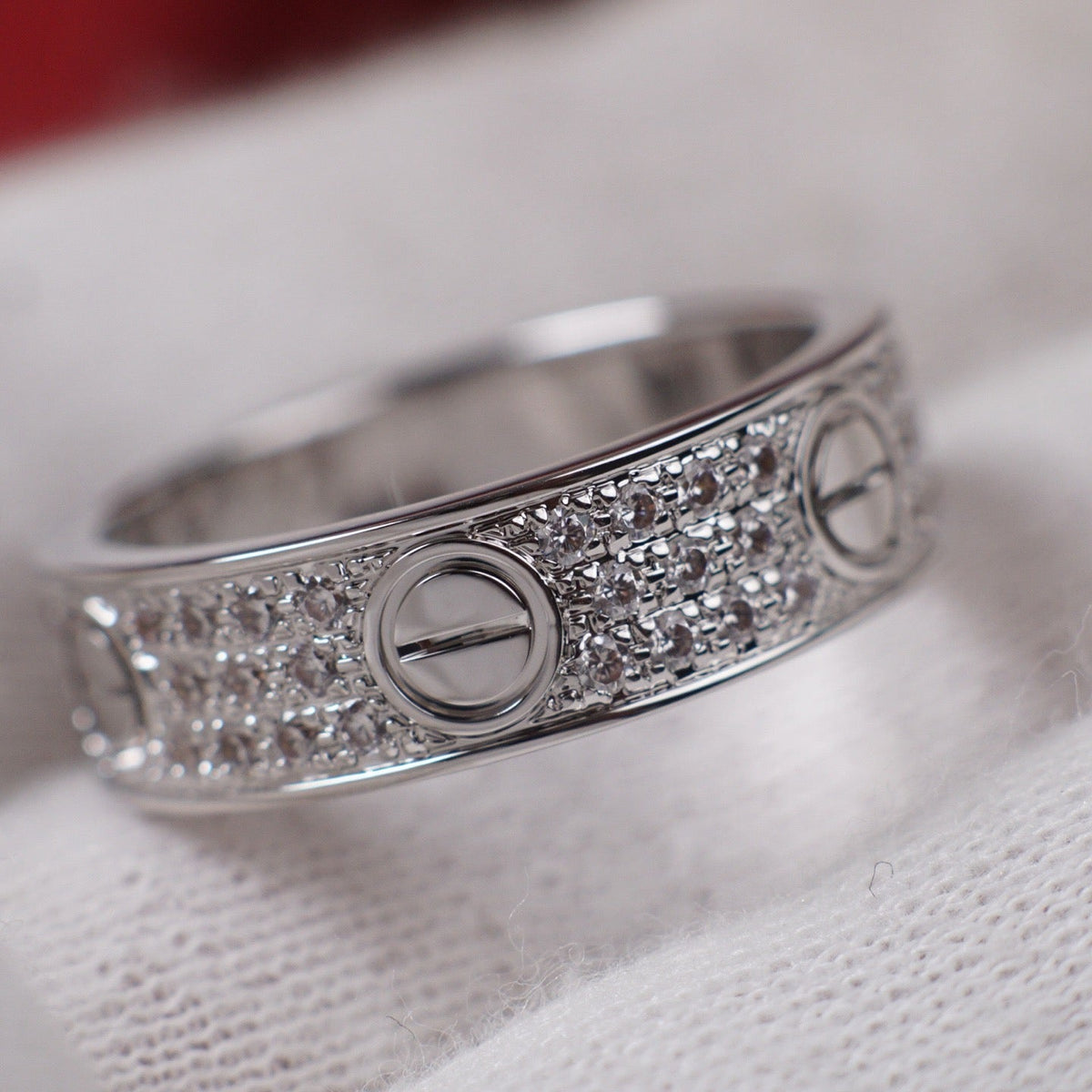 [Resenly Jewelry]LOVE RING 5.5MM DIAMONDS PAVED