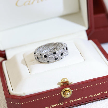 [Resenly Jewelry]PANTHERE SPOTTED FULL DIAMOND RING