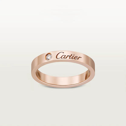 [Resenly Jewelry]LOVE RING 4MM 1 DIAMOND