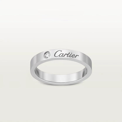 [Resenly Jewelry]LOVE RING 4MM 1 DIAMOND