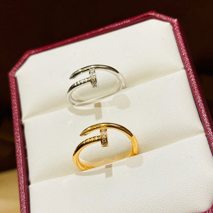 [Resenly Jewelry]JUSTE 1.8MM HALF DIAMOND RING