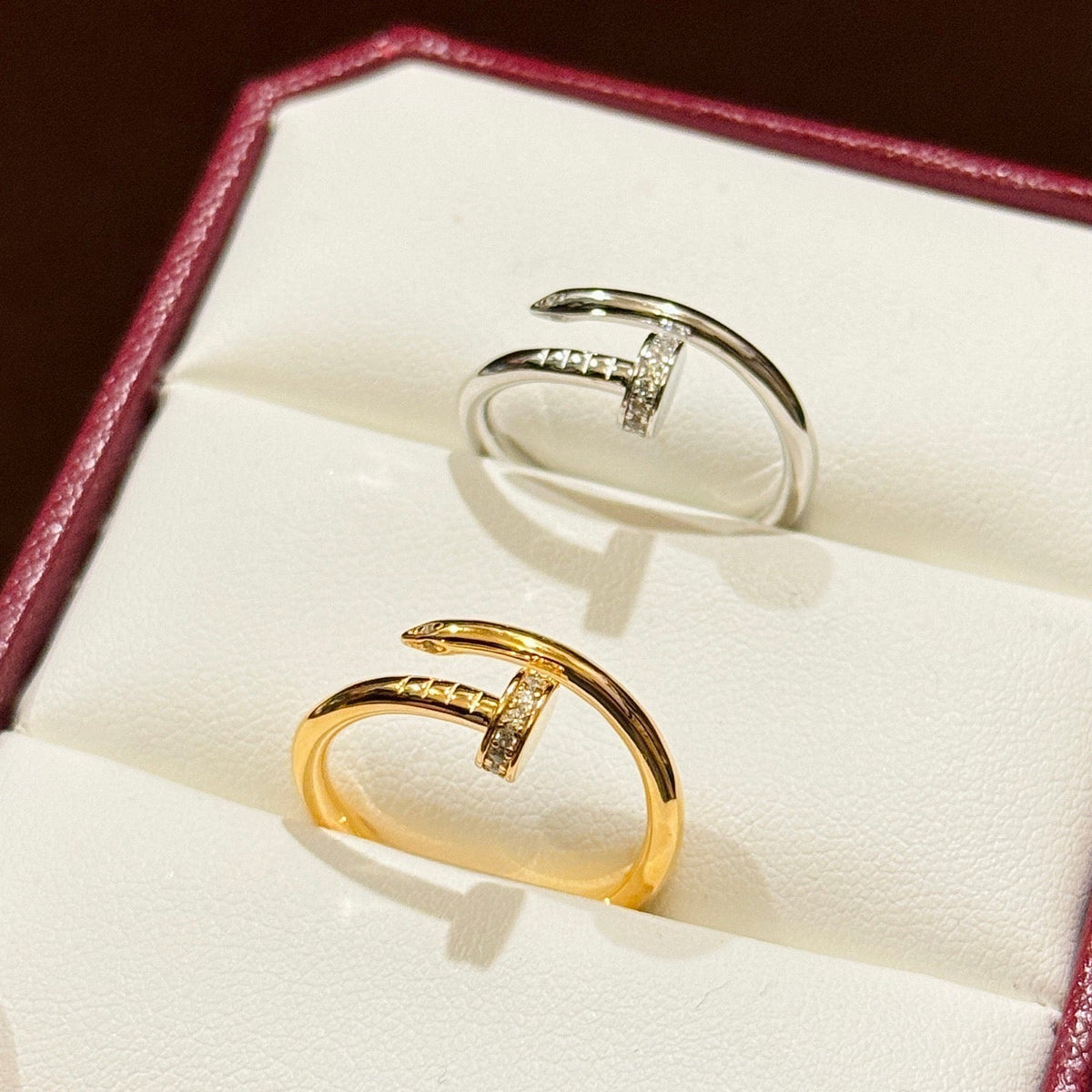 [Resenly Jewelry]JUSTE 1.8MM HALF DIAMOND RING