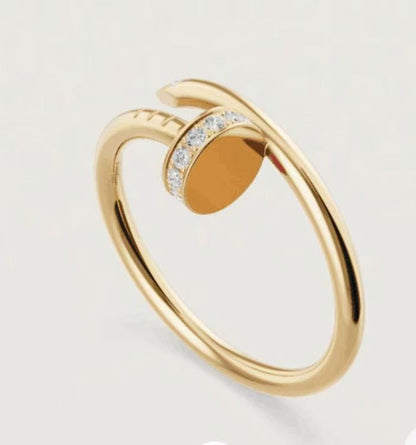[Resenly Jewelry]JUSTE 1.8MM HALF DIAMOND RING