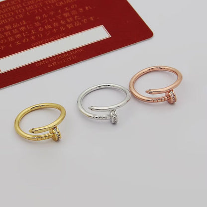 [Resenly Jewelry]JUSTE 1.8MM HALF DIAMOND RING