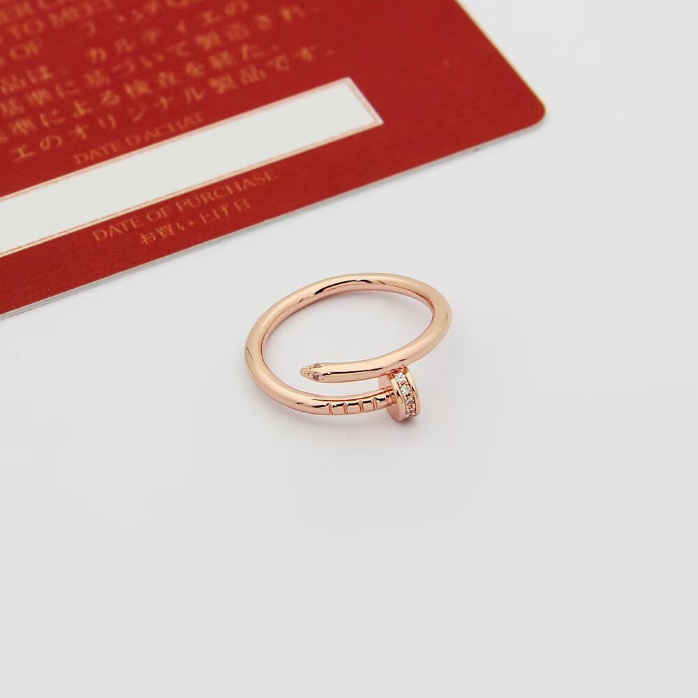 [Resenly Jewelry]JUSTE 1.8MM HALF DIAMOND RING