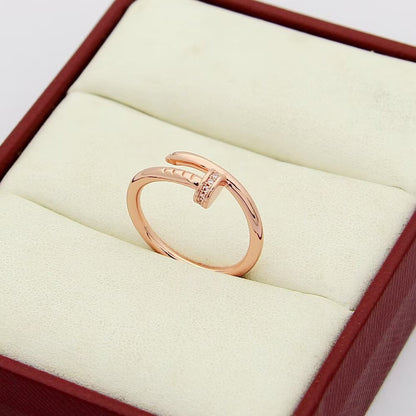 [Resenly Jewelry]JUSTE 1.8MM HALF DIAMOND RING