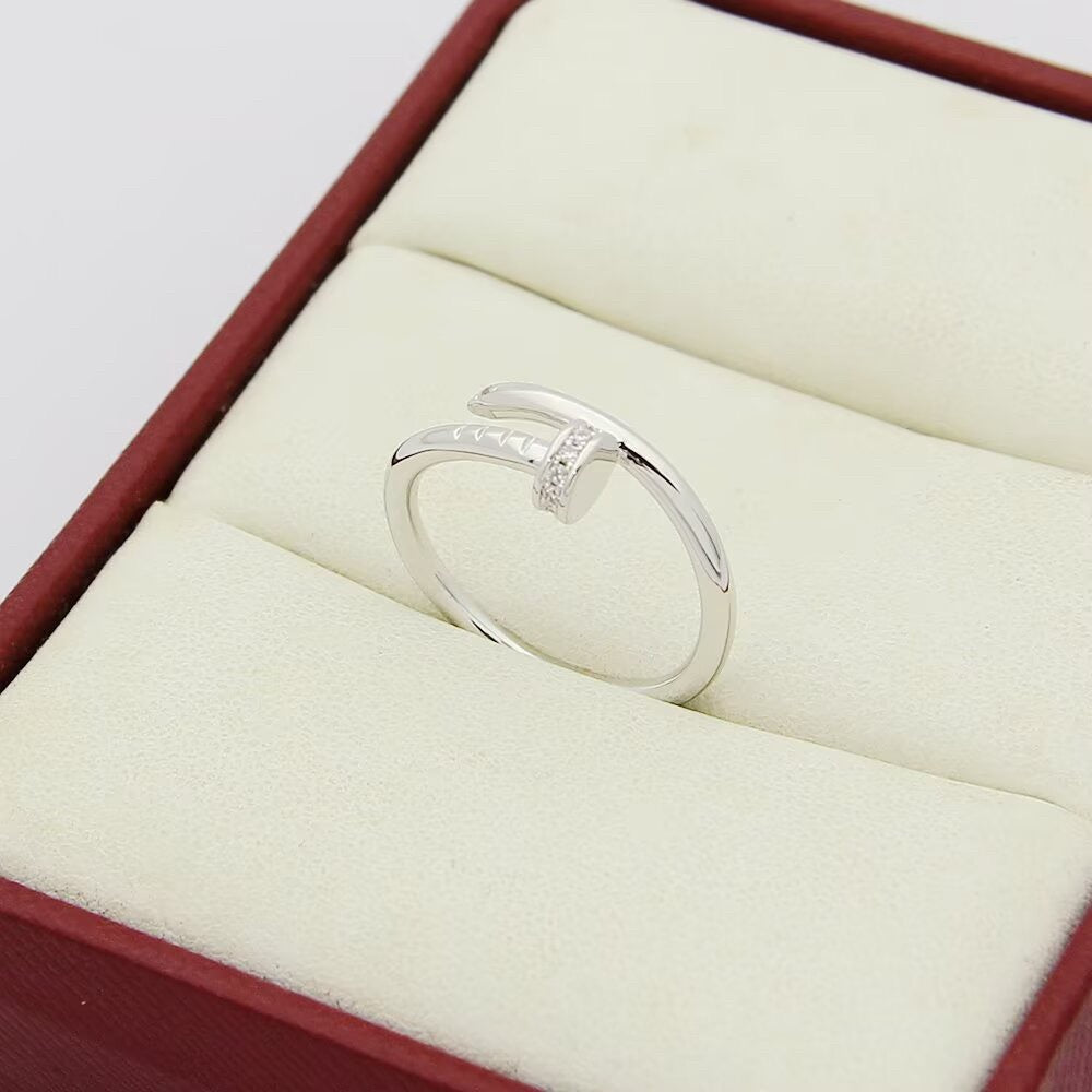 [Resenly Jewelry]JUSTE 1.8MM HALF DIAMOND RING