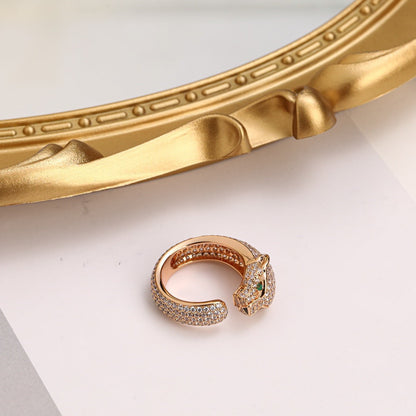 [Resenly Jewelry]PANTHERE FULL DIAMOND SMALL RING