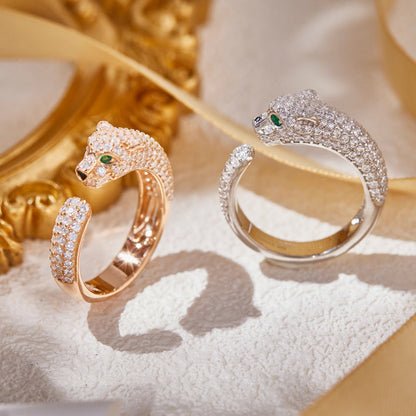 [Resenly Jewelry]PANTHERE FULL DIAMOND SMALL RING
