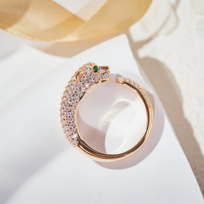 [Resenly Jewelry]PANTHERE FULL DIAMOND SMALL RING