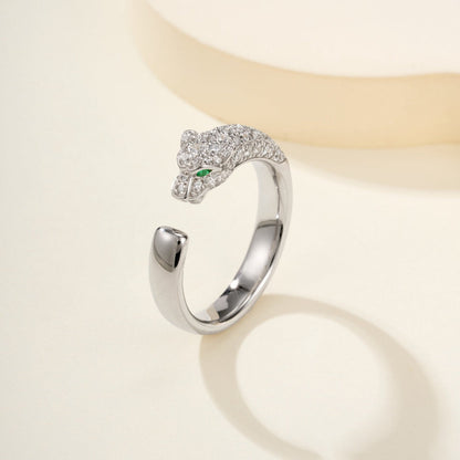 [Resenly Jewelry]PANTHERE HALF DIAMOND SMALL RING