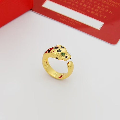 [Resenly Jewelry]PANTHERE SPOTTED MEDIUM RING