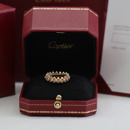 [Resenly Jewelry]CLASH 6.8MM DIAMOND MEDIUM RING