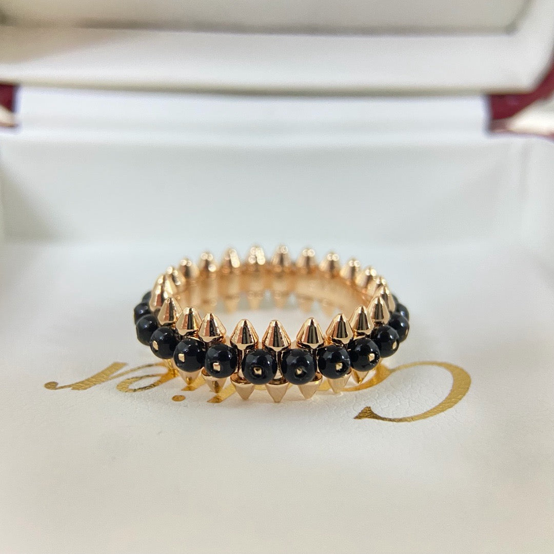 [Resenly Jewelry]CLASH 7.9MM AGATE CHALCEDONY RING