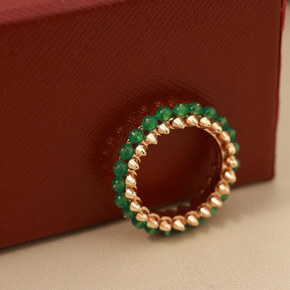 [Resenly Jewelry]CLASH 7.9MM AGATE CHALCEDONY RING
