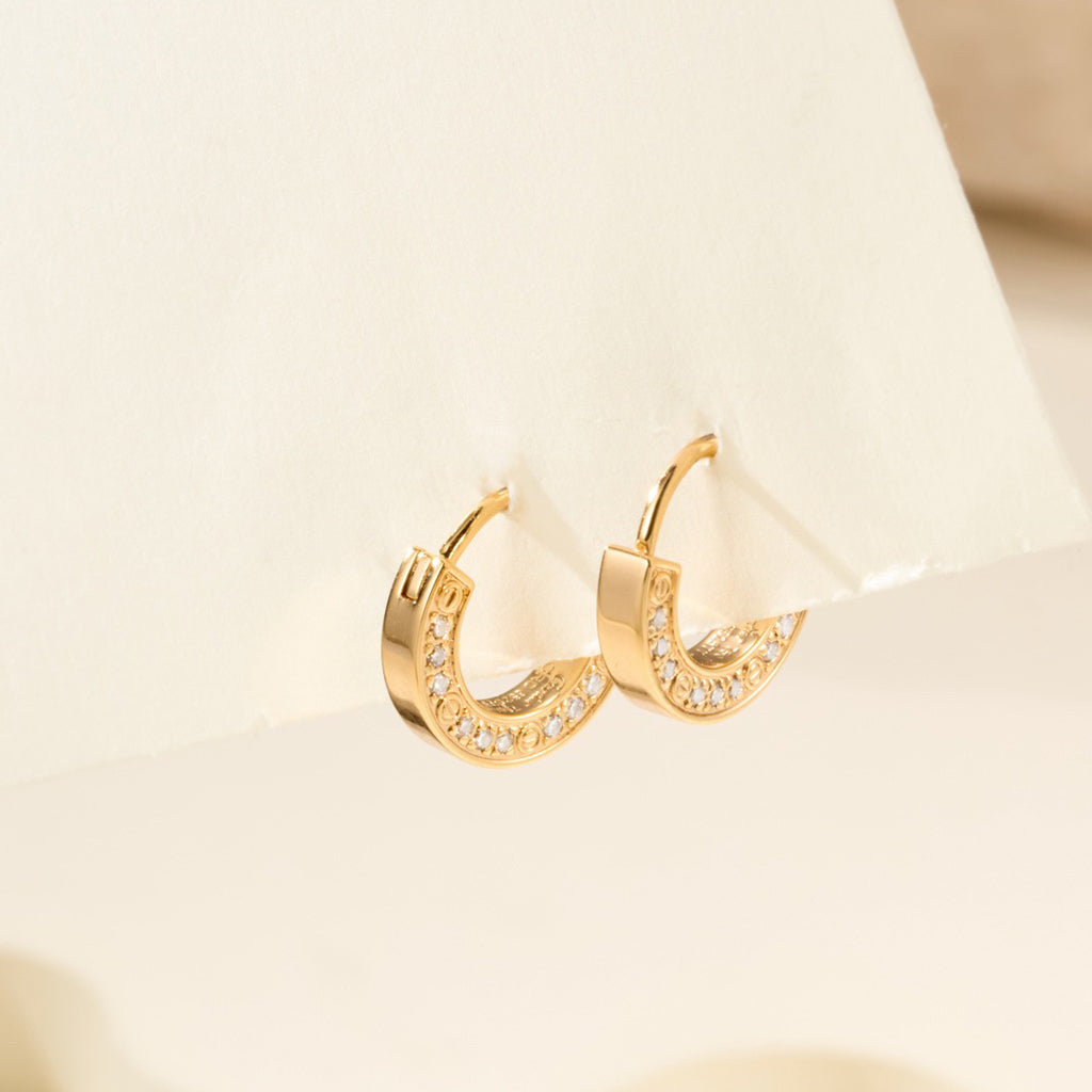 [Resenly Jewelry]LOVE DIAMOND EARRINGS
