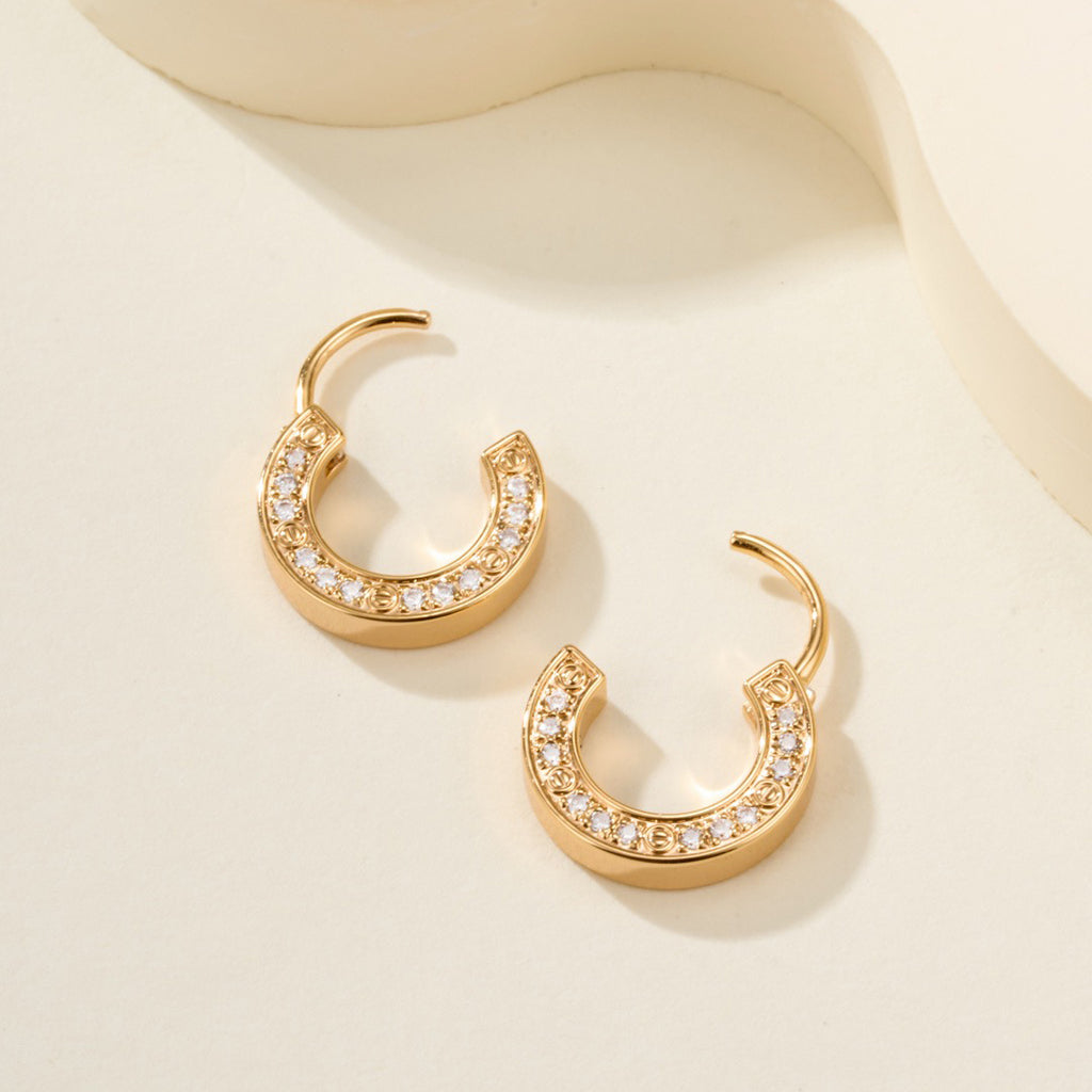 [Resenly Jewelry]LOVE DIAMOND EARRINGS