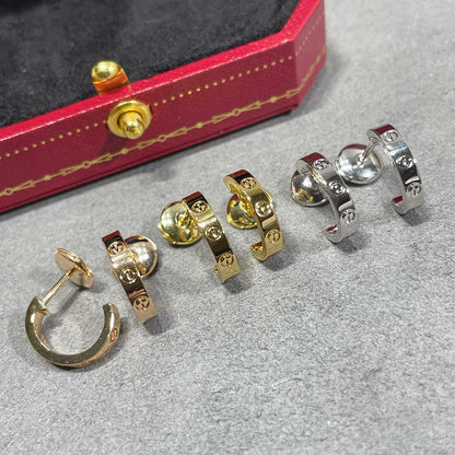 [Resenly Jewelry]LOVE EARRINGS 2.65 MM NO DIAMOND SMALL