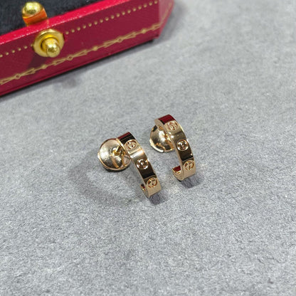 [Resenly Jewelry]LOVE EARRINGS 2.65 MM NO DIAMOND SMALL