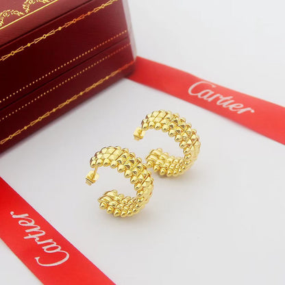 [Resenly Jewelry]CLASH 9.2MM DOUBLE ROW EARRINGS