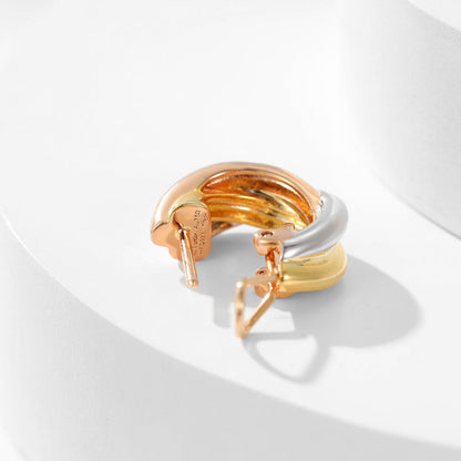[Resenly Jewelry]TRINITY ON DIAMOND CLASSIC EARRINGS