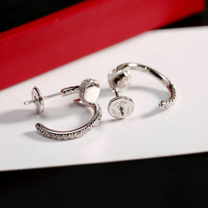 [Resenly Jewelry]JUSTE FULL DIAMOND SMALL EARRINGS