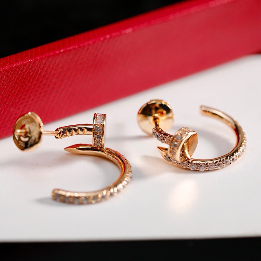 [Resenly Jewelry]JUSTE FULL DIAMOND SMALL EARRINGS