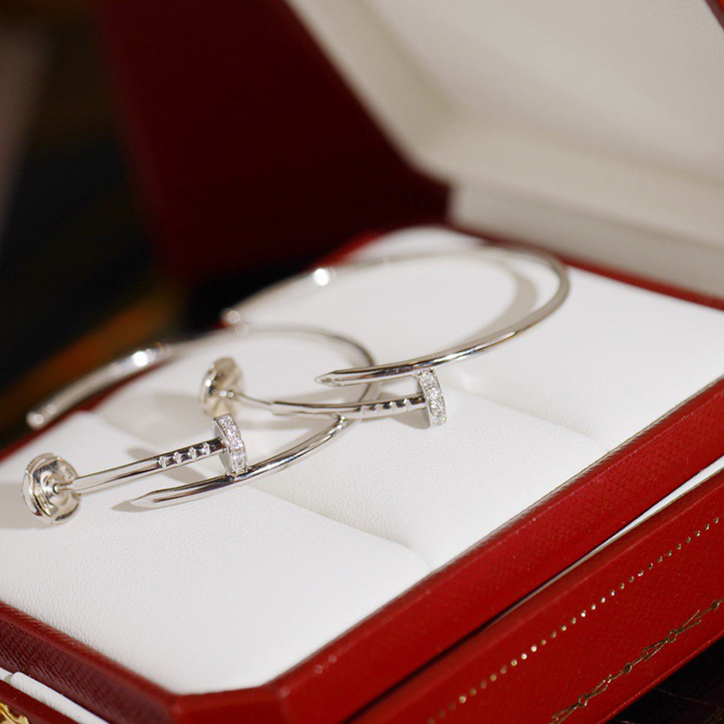 [Resenly Jewelry]JUSTE HALF DIAMOND LARGE EARRINGS
