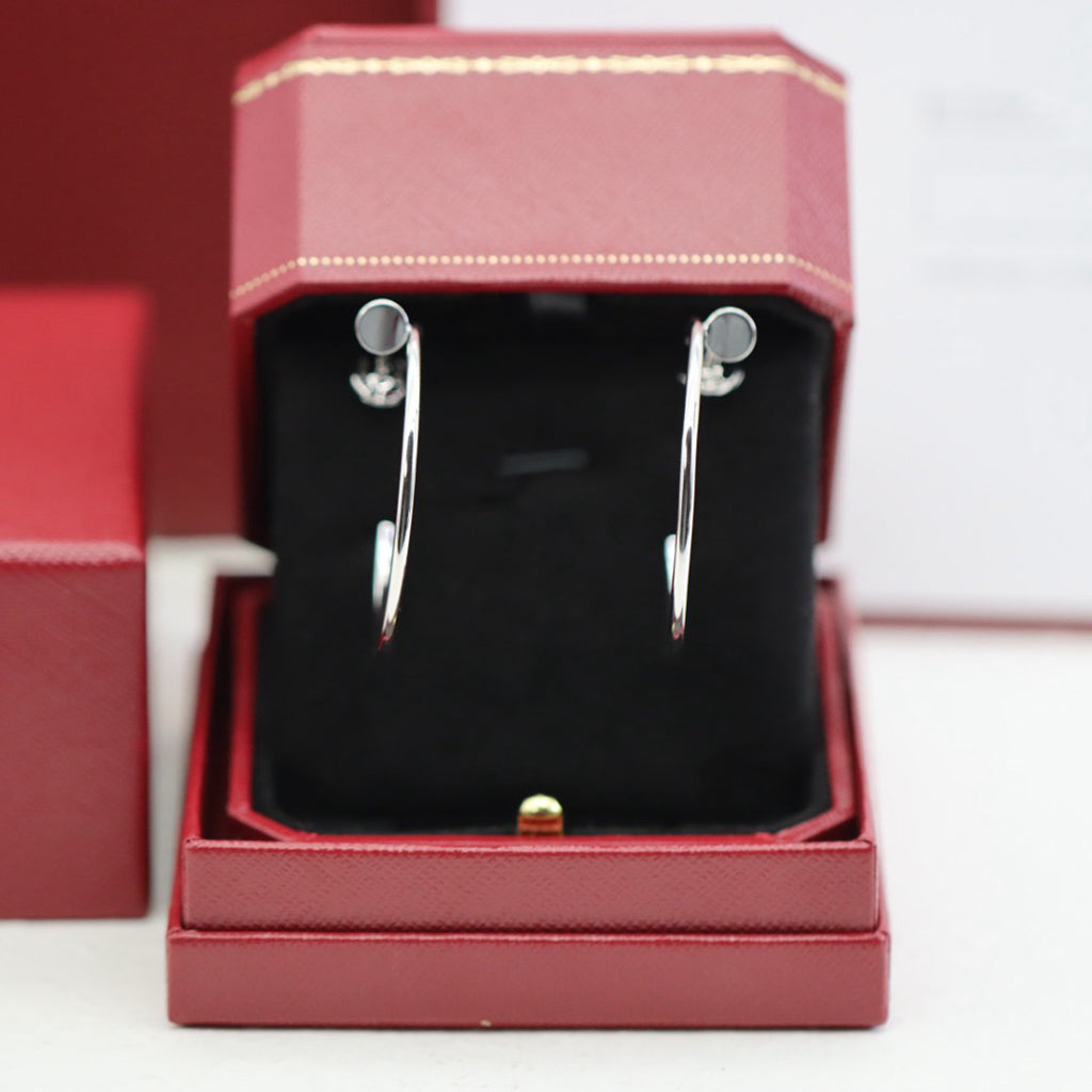 [Resenly Jewelry]JUSTE HALF DIAMOND LARGE EARRINGS