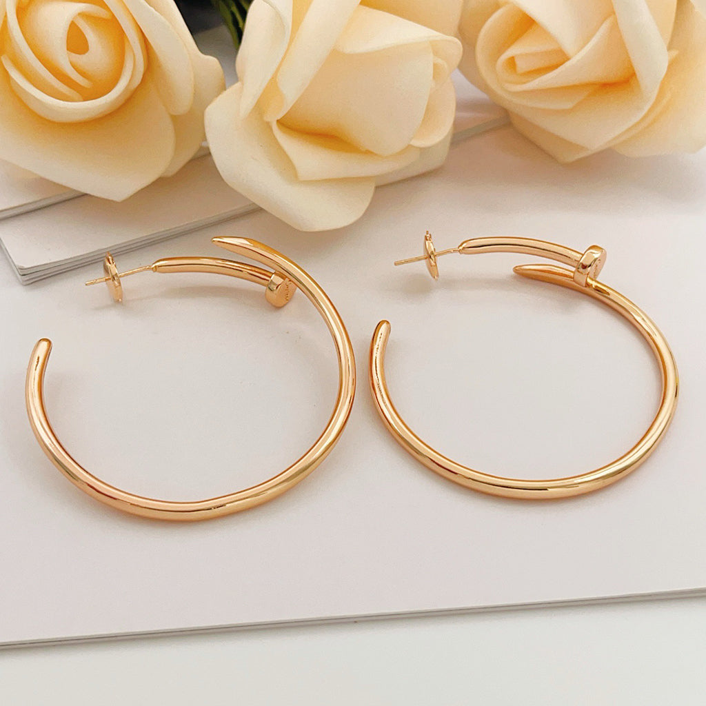 [Resenly Jewelry]JUSTE NO DIAMOND LARGE EARRINGS