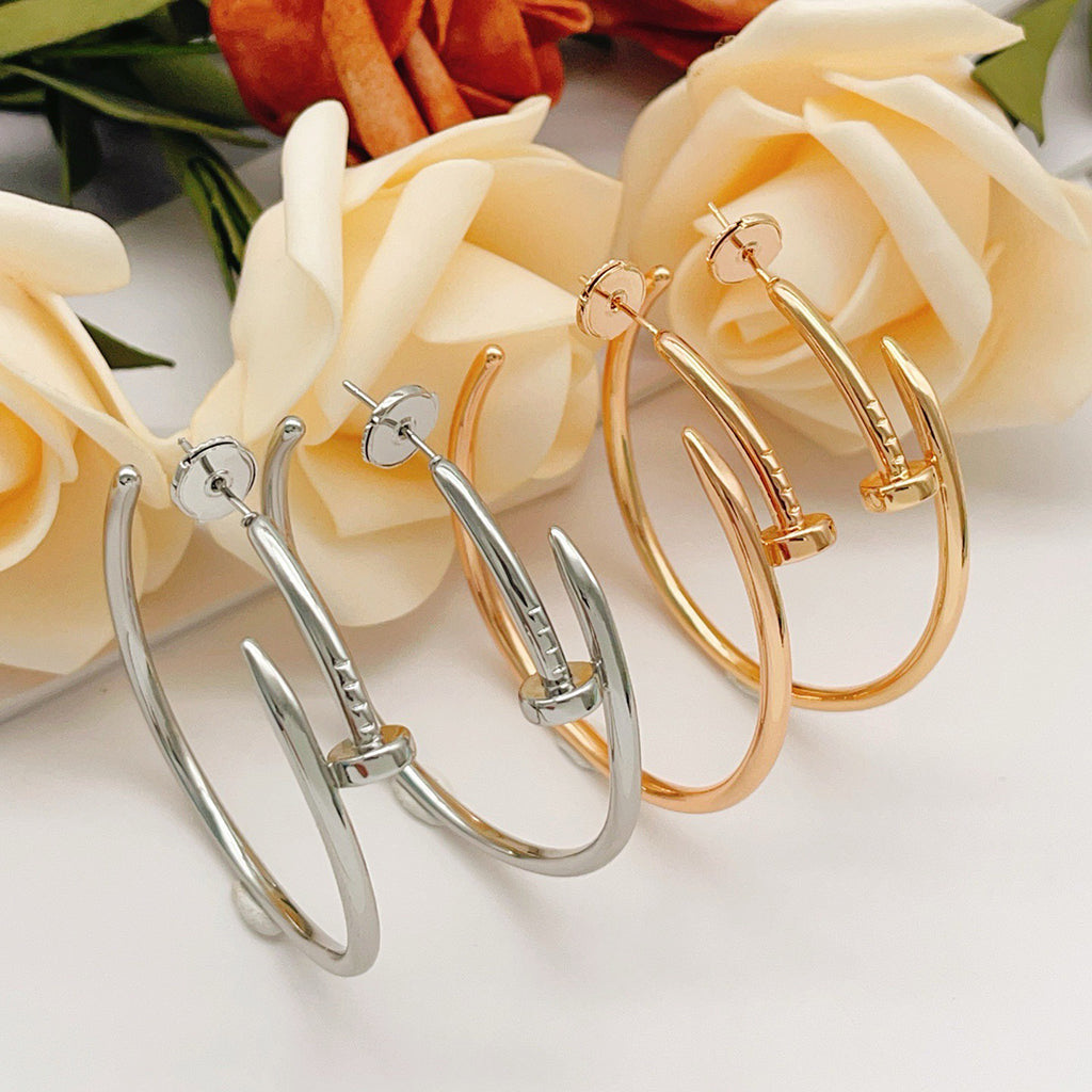 [Resenly Jewelry]JUSTE NO DIAMOND LARGE EARRINGS