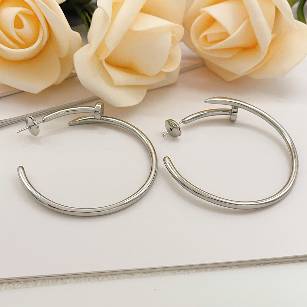 [Resenly Jewelry]JUSTE NO DIAMOND LARGE EARRINGS