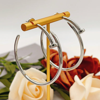[Resenly Jewelry]JUSTE NO DIAMOND LARGE EARRINGS