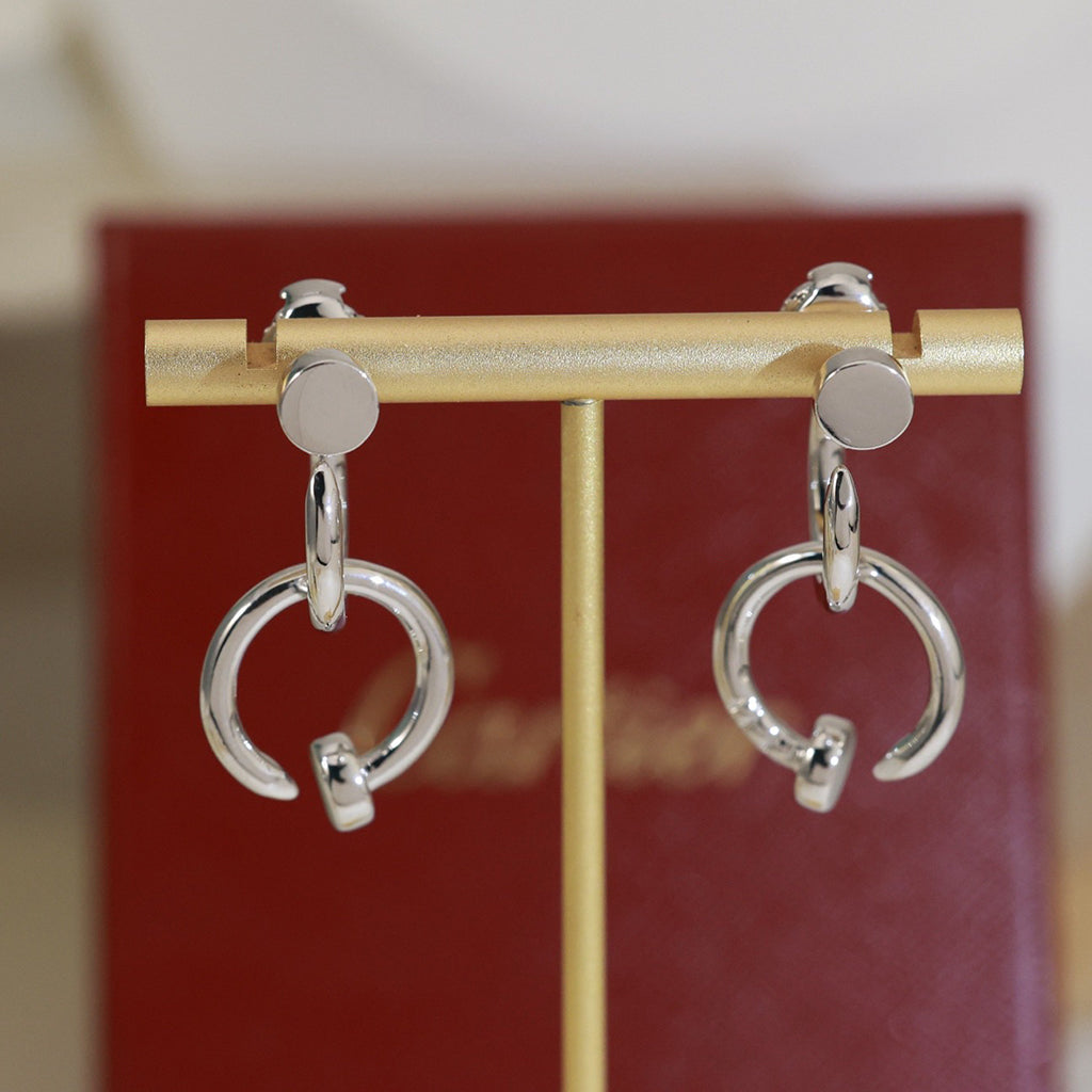 [Resenly Jewelry]JUSTE NO DIAMOND DOUBLE EARRINGS