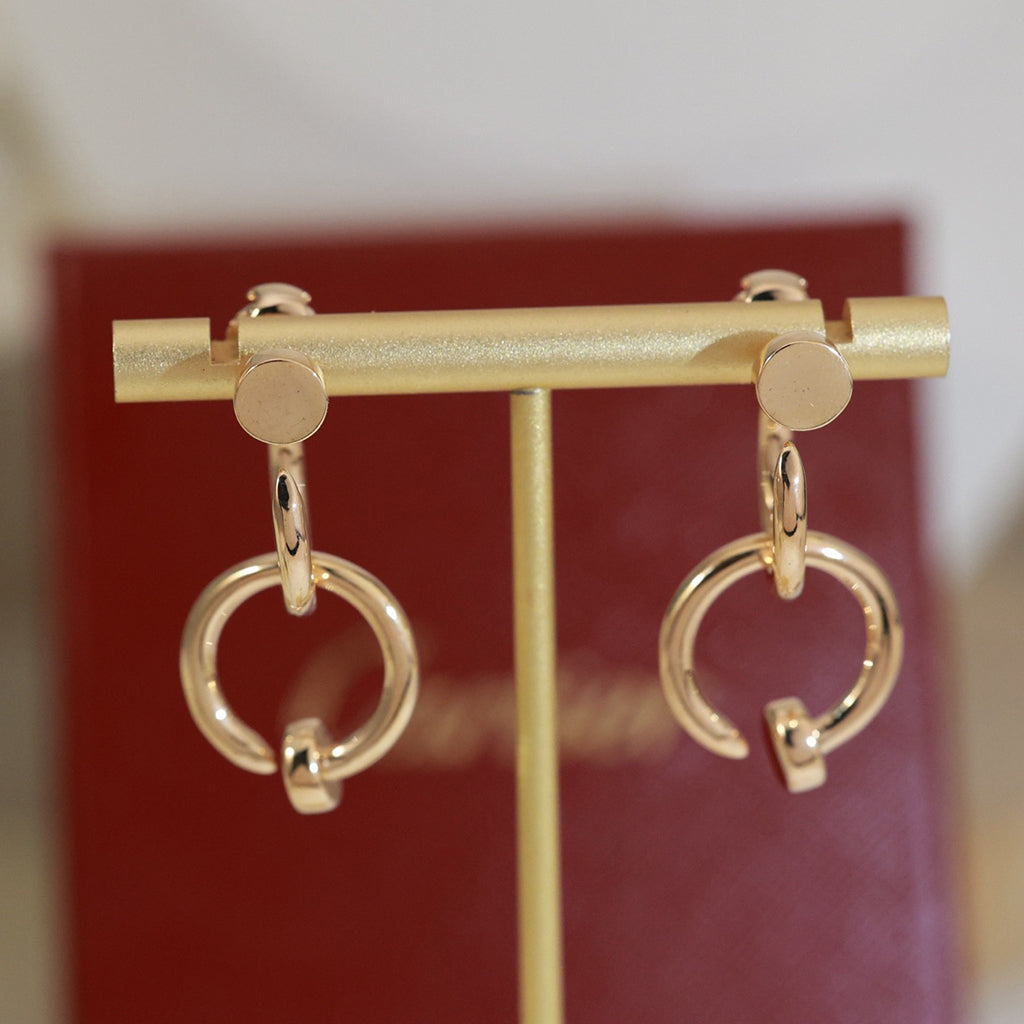 [Resenly Jewelry]JUSTE NO DIAMOND DOUBLE EARRINGS