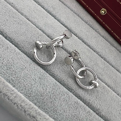 [Resenly Jewelry]JUSTE NO DIAMOND DOUBLE EARRINGS