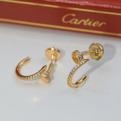 [Resenly Jewelry]JUSTE FULL DIAMOND DOUBLE EARRINGS