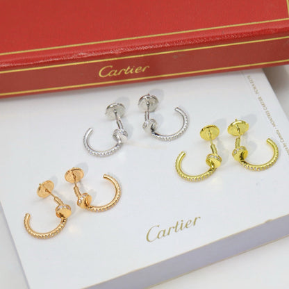 [Resenly Jewelry]JUSTE FULL DIAMOND DOUBLE EARRINGS
