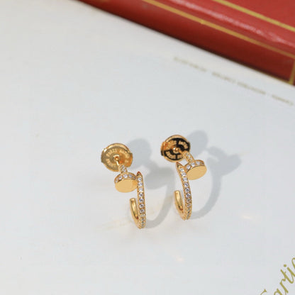 [Resenly Jewelry]JUSTE FULL DIAMOND DOUBLE EARRINGS