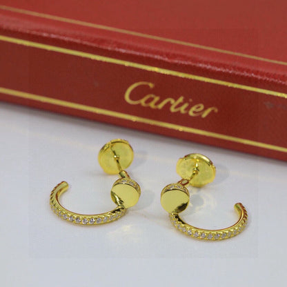 [Resenly Jewelry]JUSTE FULL DIAMOND DOUBLE EARRINGS