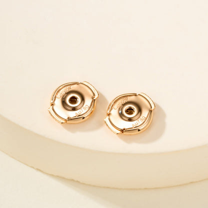[Resenly Jewelry]JUSTE HALF DIAMOND DOUBLE EARRINGS