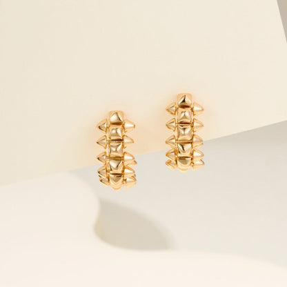 [Resenly Jewelry]CLASH MINI HOOP EARRINGS