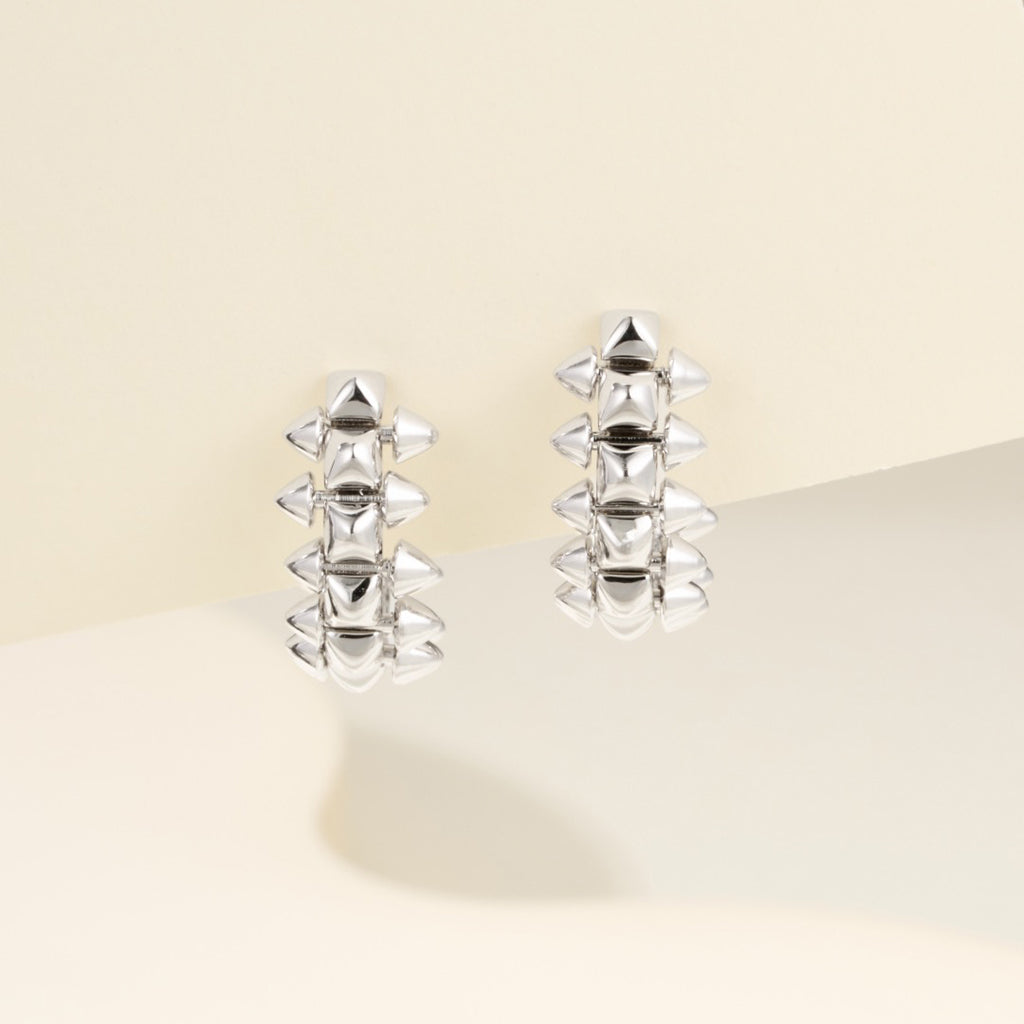 [Resenly Jewelry]CLASH MINI HOOP EARRINGS
