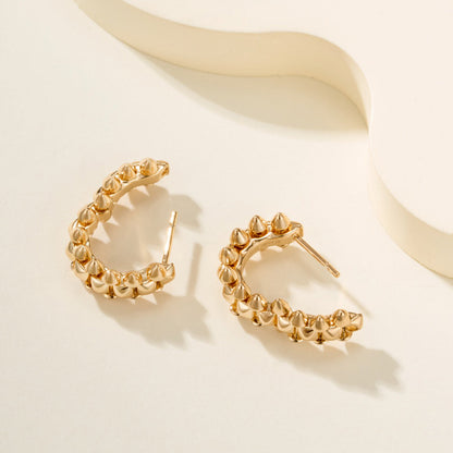 [Resenly Jewelry]CLASH MINI HOOP EARRINGS