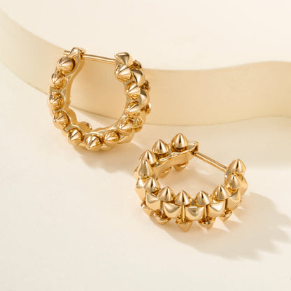 [Resenly Jewelry]CLASH MINI HOOP EARRINGS